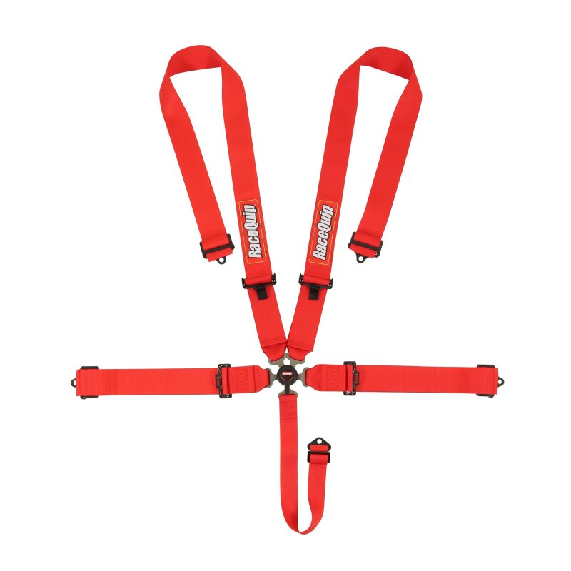 RaceQuip Red SFI CAMLOCK 5pt PD Lap Seat Belt - 741011RQP