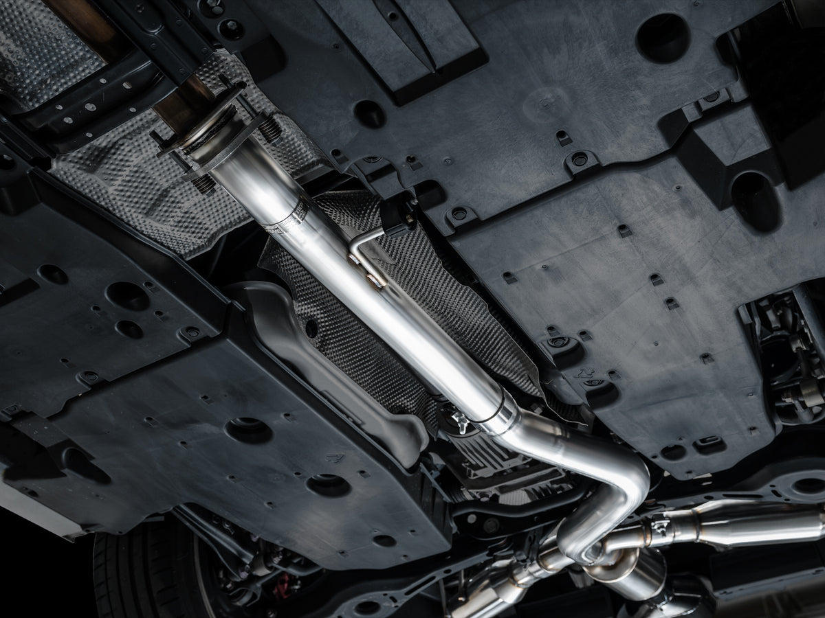 AWE Tuning 2023+ Toyota GR Corolla Track Edition Exhaust - Diamond Black Tips - 3020-53472