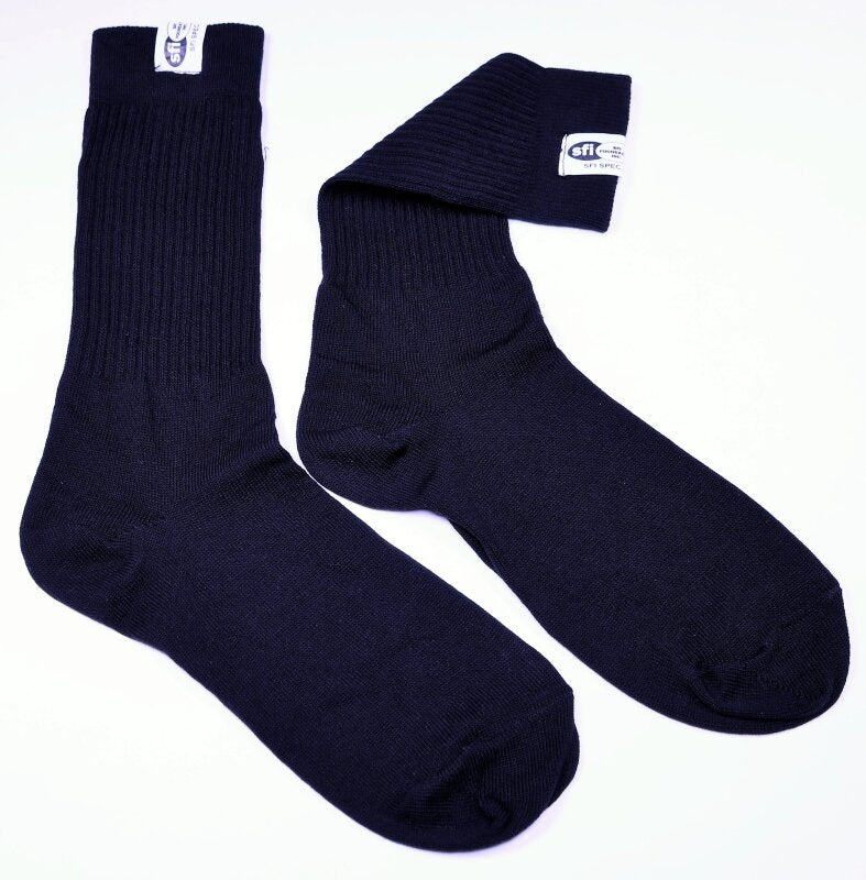 RaceQuip Black SFI 3.3 Fr Socks Small 6-7 - 411992RQP