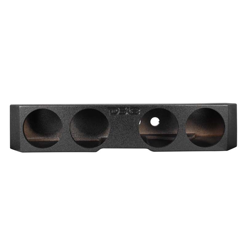 DS18 4 x 8in Forward Firing Underseat Ported Box Subwoofer Enclosure -Black Spray Liner Paint Finish - EBM-FFPGLAD-4X8 - rear view