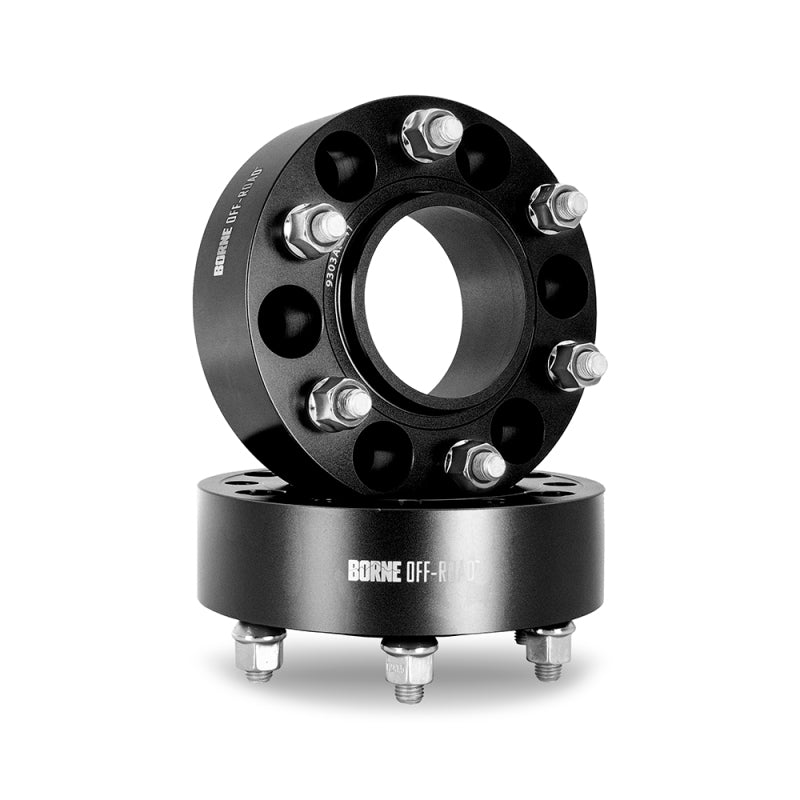 Borne Off-Road Wheel Spacers - 6x135 - 87.1 - 50 - M14 - Black - BNWS-007-500BK