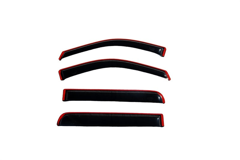 AVS 06-08 Lincoln Mark LT Ventvisor In-Channel Front &amp; Rear Window Deflectors 4pc - Smoke