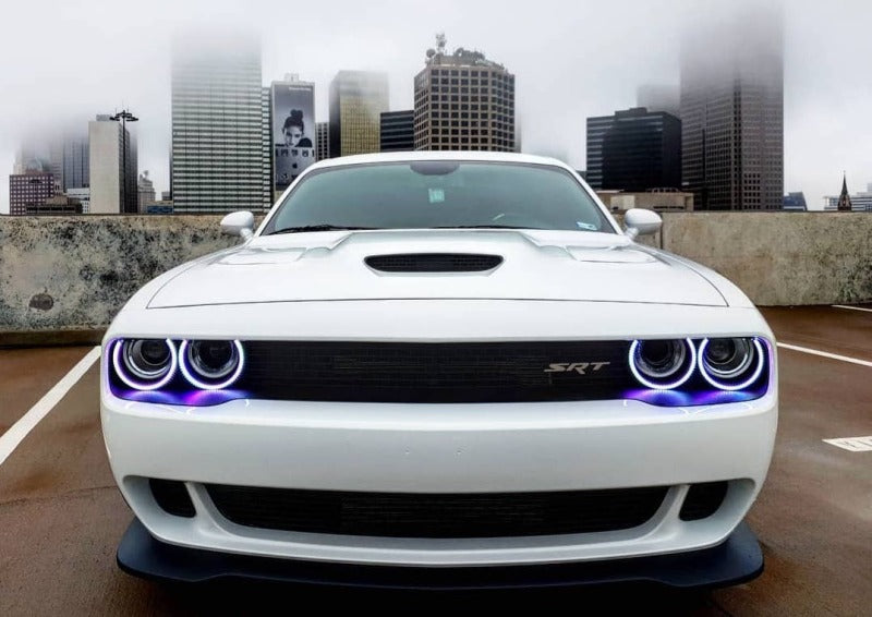 Oracle 15-21 Dodge Challenger Dynamic Surface Mount Headlight Halo Kit - - Dynamic SEE WARRANTY - 3990-332