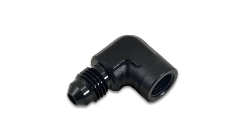 Vibrant -4AN to 1/8in NPT 90 Degree Adapter Fitting - 11306