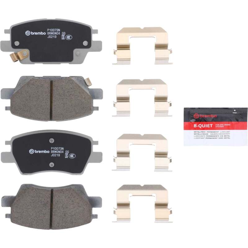 Brembo 16-19 Chevrolet Cruze/ Chevrolet Bolt EV/ Chevrolet Volt Front NAO Brake Pad - P10073N
