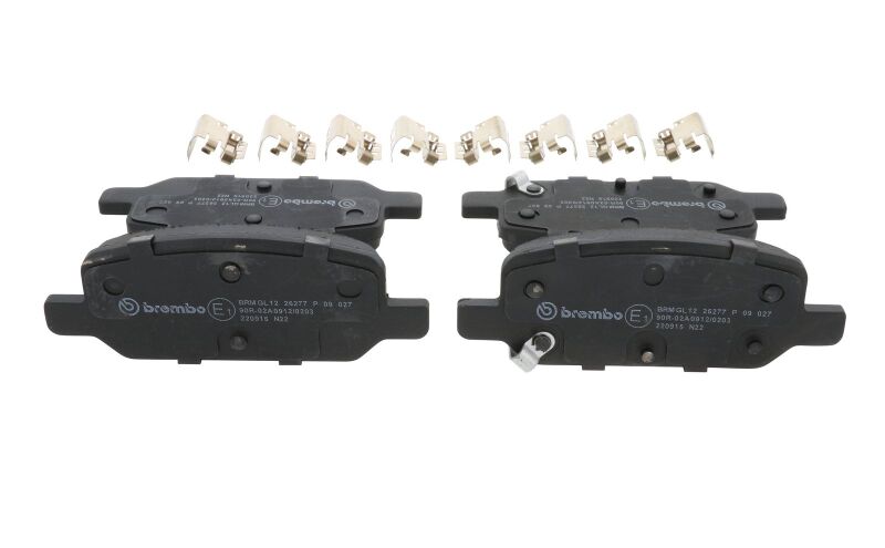 Brembo OE 17-21 Tesla Model 3/2021 Model Y Brake Pad - Rear - P09027