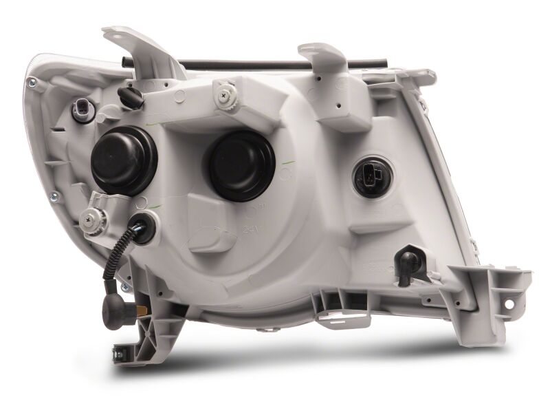 Raxiom 05-09 Toyota Tacoma Super White LED Halo Projector Headlights- Chrome Housing- Clear Lens - TT5933 - detail view