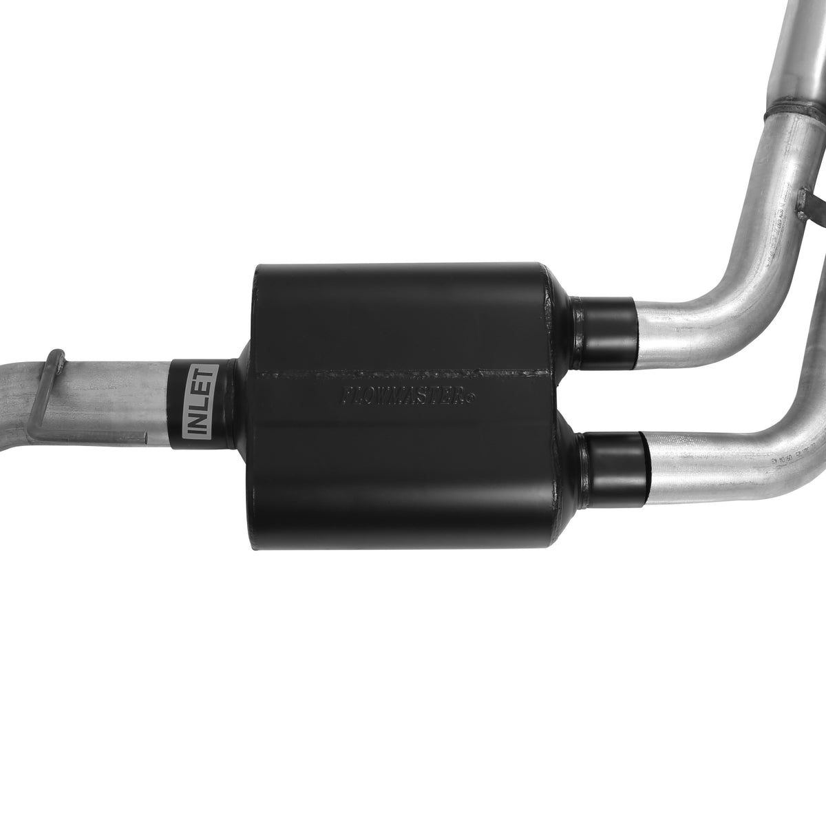 Flowmaster American Thunder Cat-Back Exhaust System - 2004-2005 Dodge Ram 1500 - Dual Out - 3"x12.875" - 3" Inlet - Aluminized - Fits 2.5" Pipe - 17398 - 4