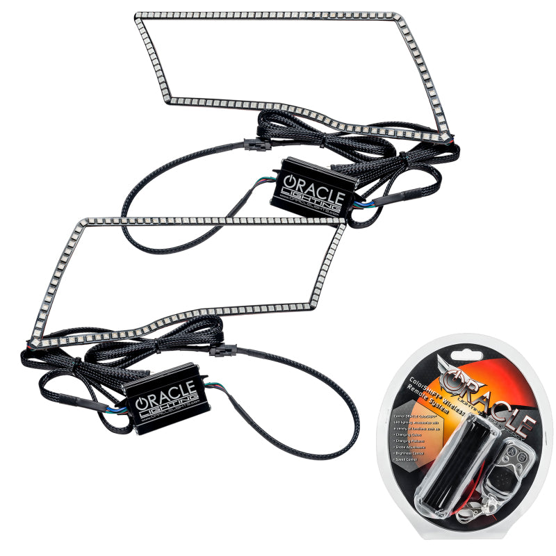 Oracle Dodge Ram Sport 09-18 LED Headlight Halo Kit - ColorSHIFT w/ RF Controller SEE WARRANTY - 2250-330