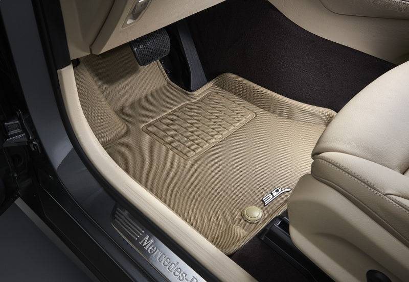 3D MAXpider 2012-2020 Dodge Ram 1500 Crew/2500/3500 Crew/Mega Kagu 1st Row Floormat - Tan - L1DG02011502