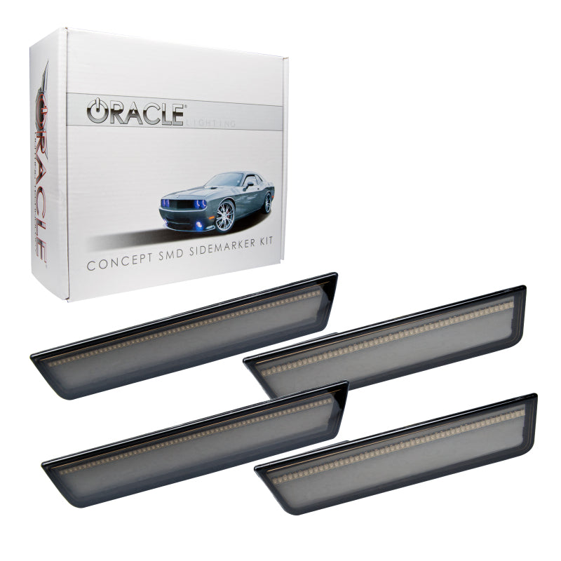 Oracle 08-14 Dodge Challenger Concept Sidemarker Set - Tinted - No Paint SEE WARRANTY - 9800-020