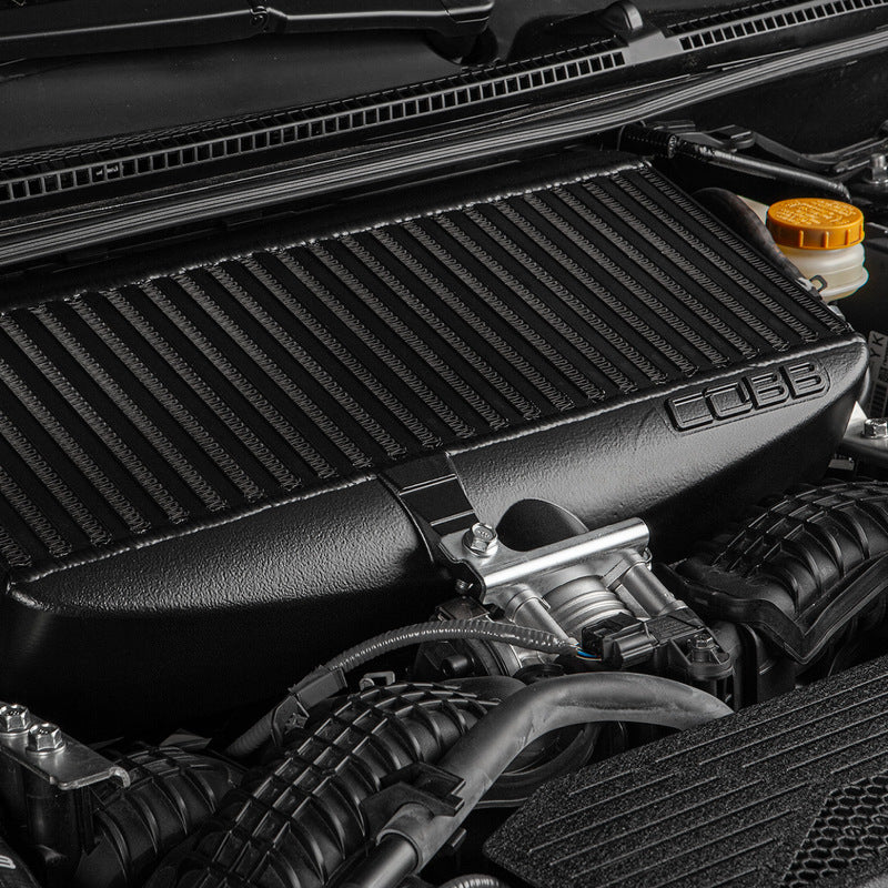 Cobb 22-24 Subaru WRX Top Mount Intercooler Kit - Black - B41450-BK