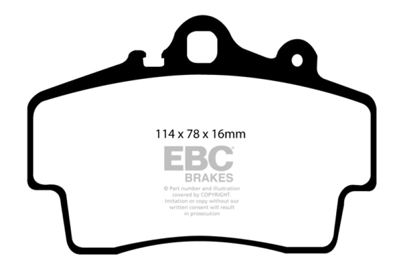 EBC Brakes Greenstuff 2000 Series Sport Pads - DP21207