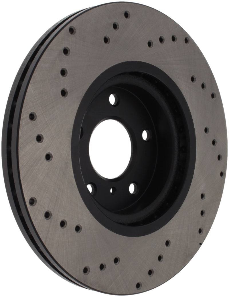 StopTech 08-09 Infiniti EX35 / 05-08 G35 / 09 G37 / 06-09 M35/M45 Drilled Left Front Rotor - 128.42080L