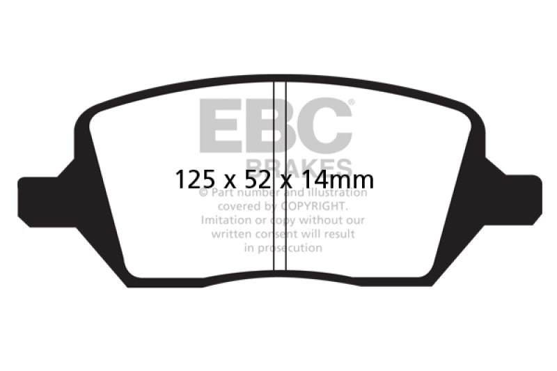 EBC 04-05 Buick Terraza 3.5 FWD Greenstuff Rear Brake Pads - DP61737