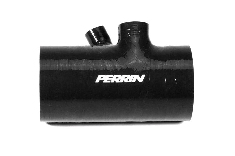 Perrin 22-25 Subaru WRX Short Type Turbo Inlet Hose  - Black - PSP-INT-428BK by Perrin Performance - installed view