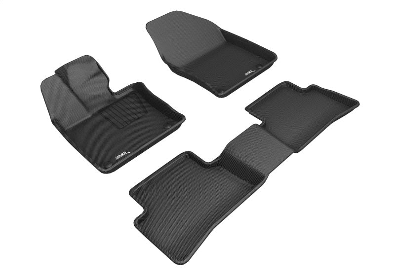 3D MAXpider 2019-2020 Lexus UX Kagu 1st  &amp; 2nd Row Floormat - Black - L1LX06601509