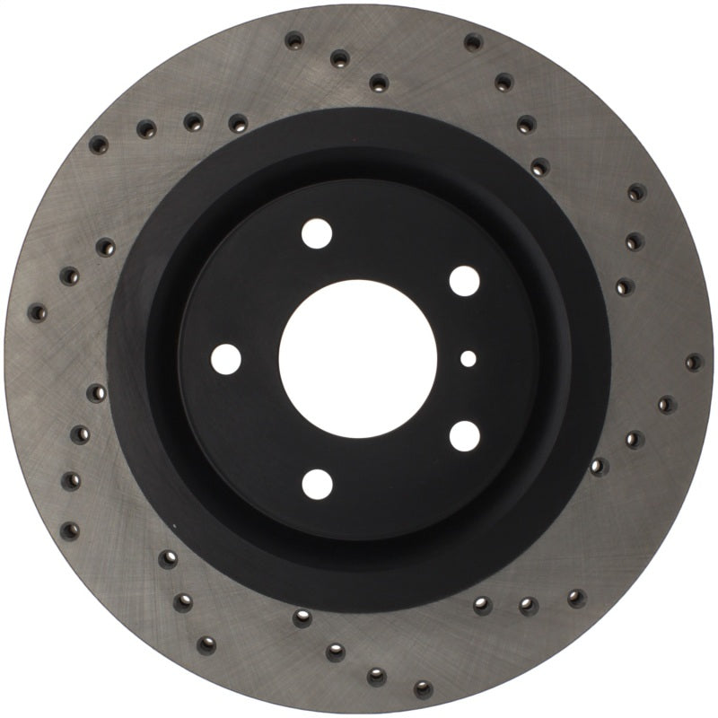 StopTech 08-09 Infiniti EX35 / 05-08 G35 / 09 G37 / 06-09 M35/M45 Drilled Right Front Rotor - 128.42080R