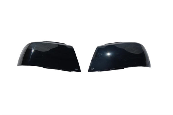 AVS 15-18 Chevy Colorado Tail Shades Tail Light Covers - Smoke - 33559 for 2015-2022 Chevrolet Colorado - front view