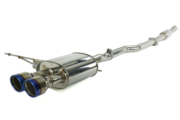 Invidia 14+ Mini Cooper S Q300 w/ Rolled Titanium Tips Cat-Back Exhaust - HS14MCSG3T for 2014-2016 Mini Cooper - front view
