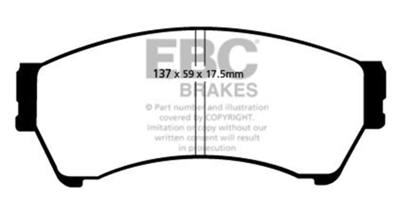 EBC 06-07 Mazda 6 2.3 Redstuff Front Brake Pads - DP31765/2C