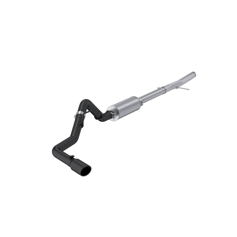 MBRP 2024 Ford Ranger Black-Coated Alum. Steel Single Side Outlet 3in Cat Back Exhaust - S5269BLK
