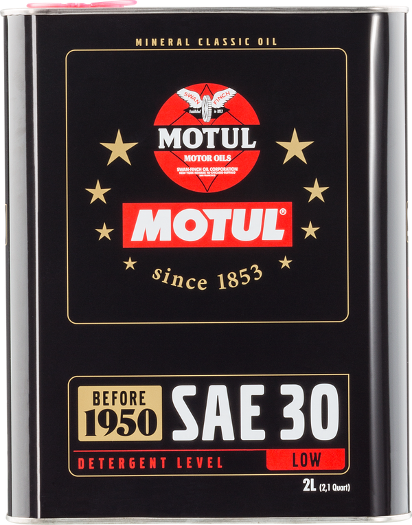 Motul Classic SAE 30 - 2L by Motul Tech - front view