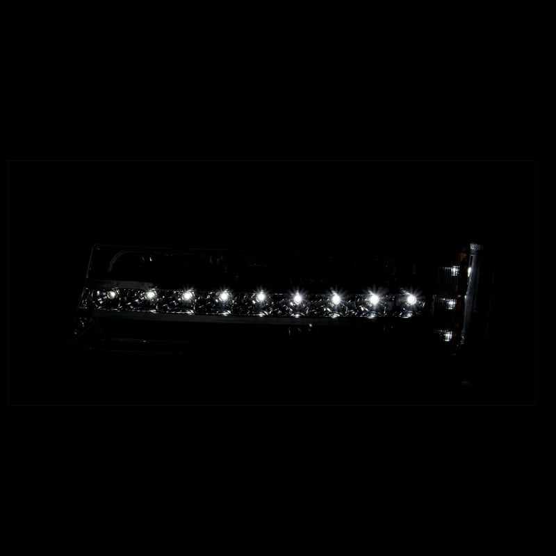 ANZO 2003-2006 Chevrolet Silverado 1500 LED Parking Lights Black w/ Amber Reflector - 511067