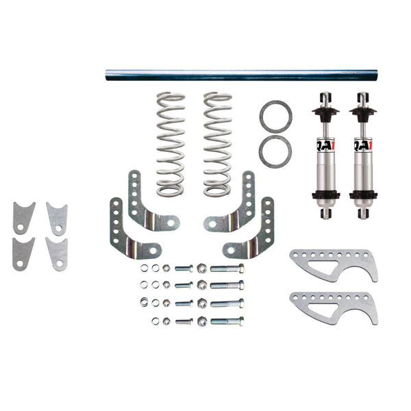 QA1 Pro Rear Weld-In Coil-Over System - RideSensitive - 12in x 100/200lbs/in - 3in Tube - Aluminum - ALN1500K by QA1 - front 