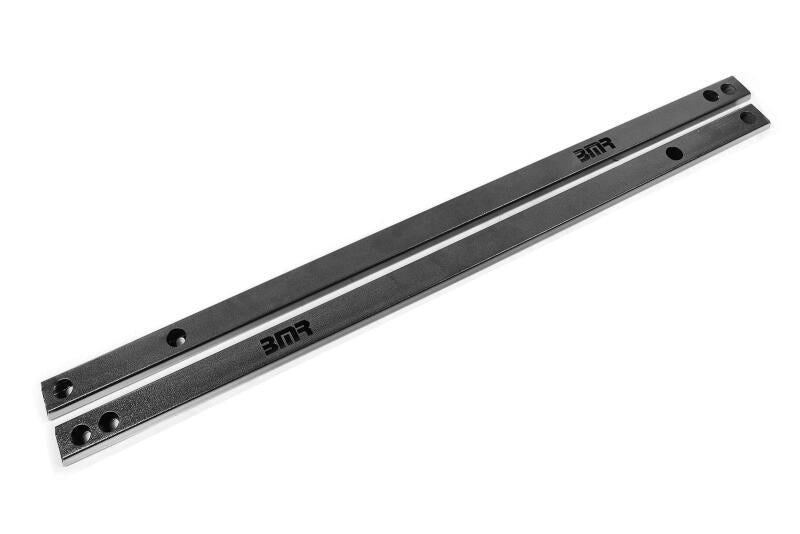 BMR 15-23 S550 Mustang Chassis Jacking Rails (Shorter Tube) - Black Hammertone - CJR760H