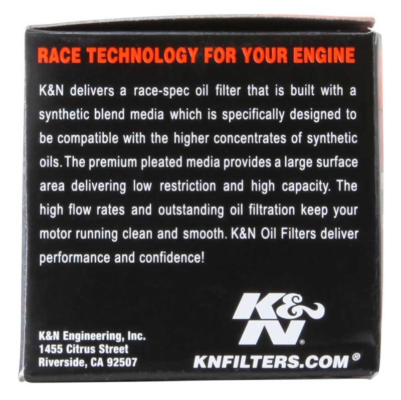 K&amp;N Kawasaki 2.156in OD x 2.219in H Oil Filter - KN-123