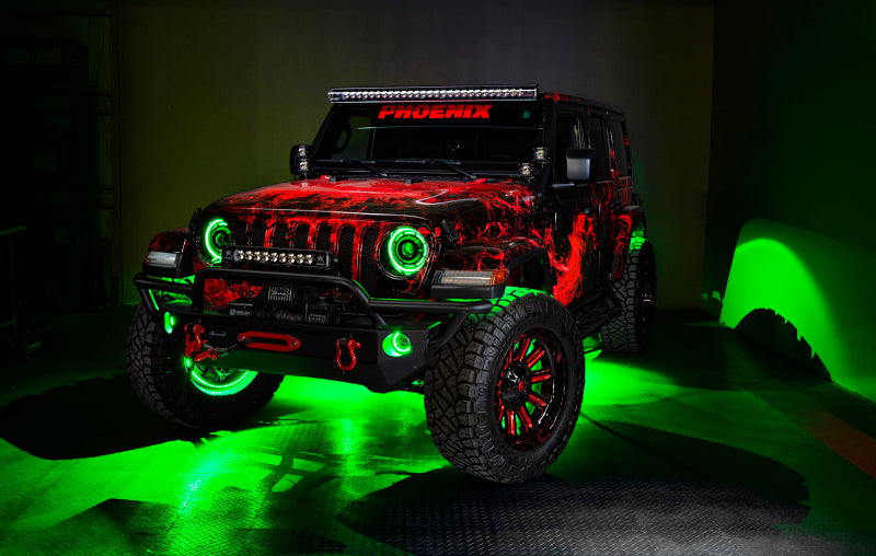 Oracle Bluetooth + RF Underbody Rock Light Kit - 8 PCS - ColorSHIFT SEE WARRANTY - 5819-333