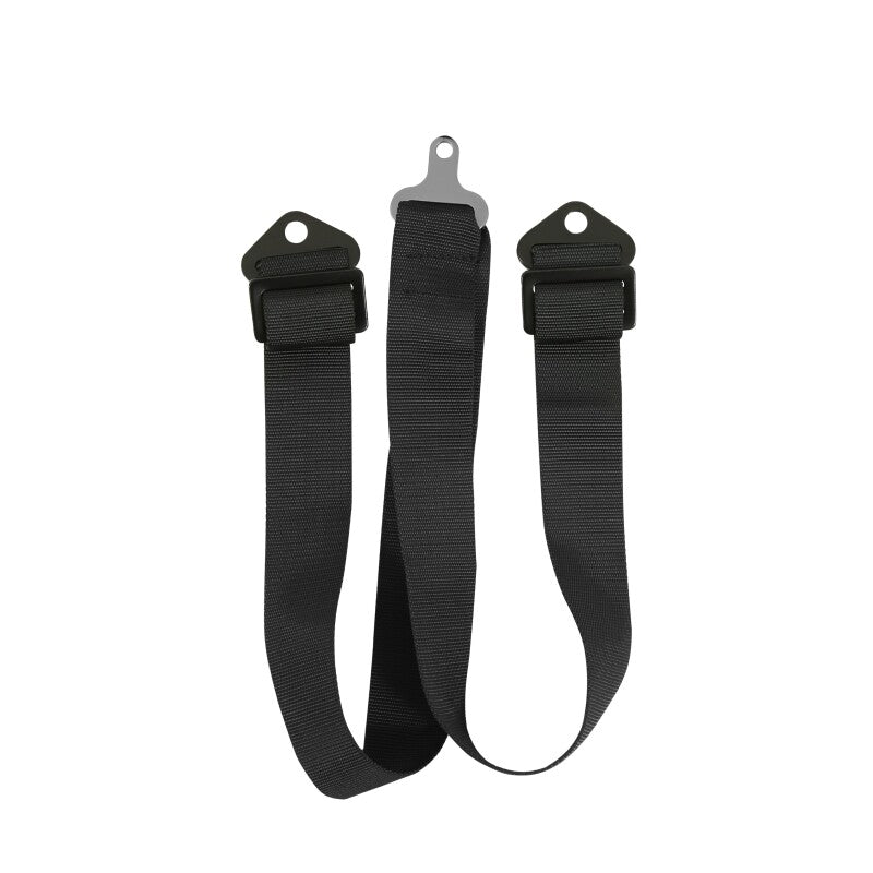 RaceQuip Black SFI CAMLOCK 6pt PU Lap Seat Belt - 744004RQP