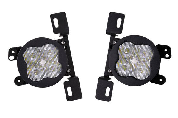 Diode Dynamics SS3 Pro Type MR Kit ABL - White SAE Fog - DD7055 for 2018-2026 Jeep Wrangler - front view