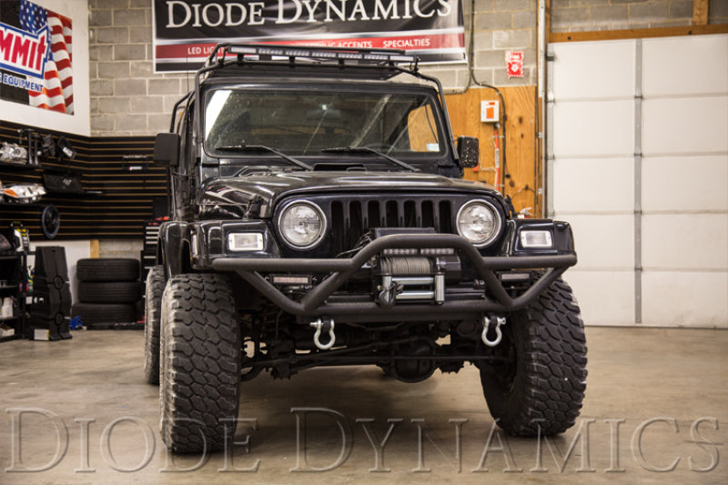 Diode Dynamics 12 In LED Light Bar Single Row Straight Clear Driving (Pair) Stage Series - DD5015P