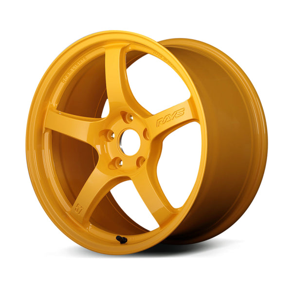 Gram Lights 57CR 18x10.5 +22 5-114.3 Mach Yellow - WGCRAC22EWXZ by Gram Lights