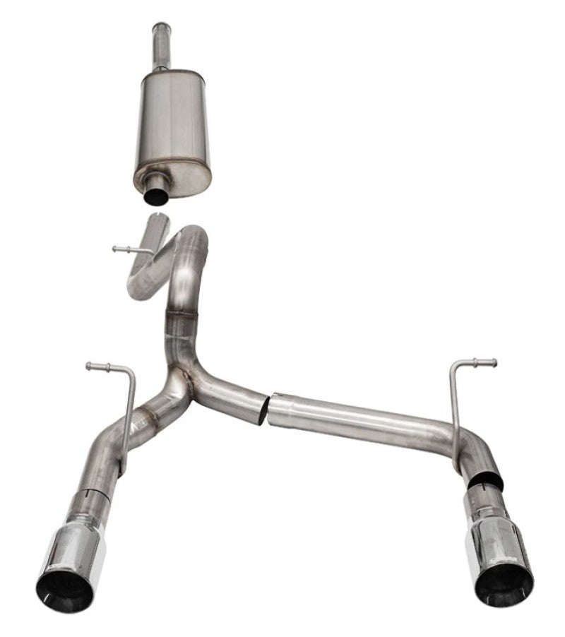 Corsa 2018-2024 Jeep Wrangler JLU 3.6L 2.75in Sport Cat-Back Exhaust w/ 4in Tips - 21124