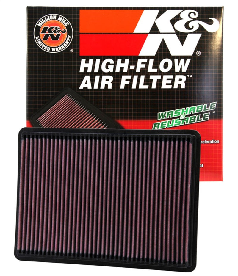 K&N 07-07 Jeep Liberty / 05-10 Grand Cherokee/Commander Drop In Air Filter - 33-2233