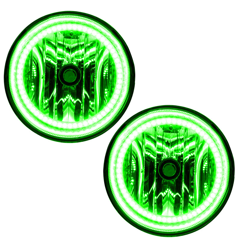Oracle Lighting 07-13 Toyota Tundra Pre-Assembled LED Halo Fog Lights -Green SEE WARRANTY - 7095-004