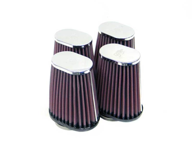K&amp;N 2in FLG 4 X 2-3/4in B 2 X 3in T 5in L (4 PER BOX) Universal Clamp-On Air Filter - RC-2774