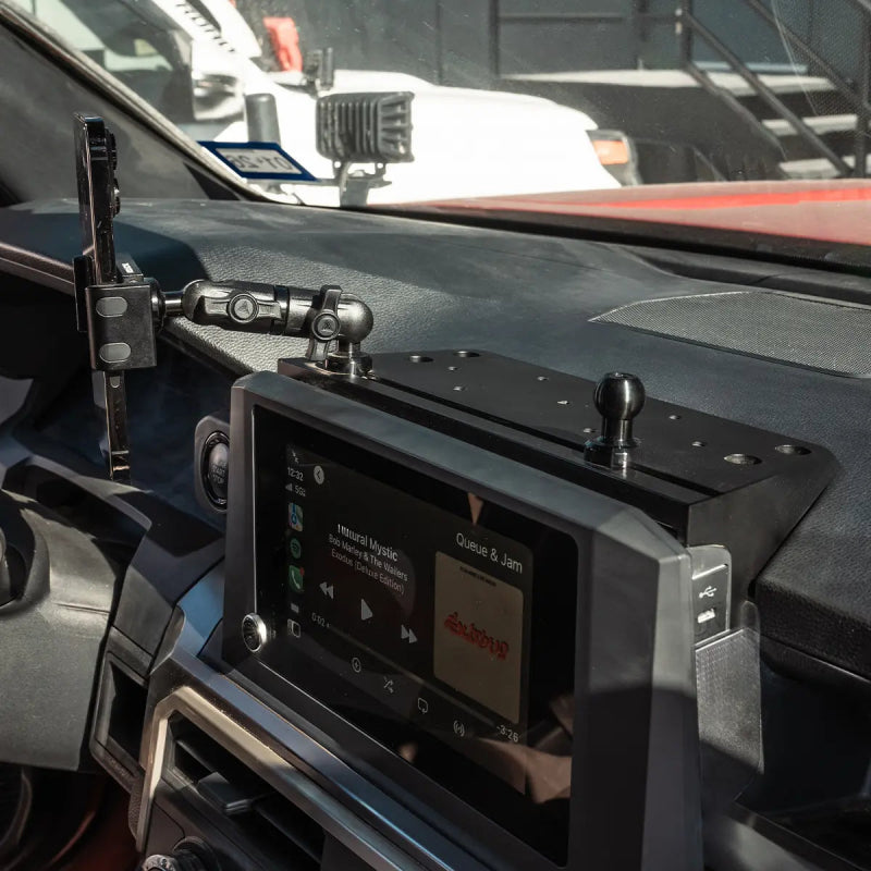 Cali Raised 2024+ Toyota Tacoma Dash Mount - 8in Small Screen - CR4273 - front view