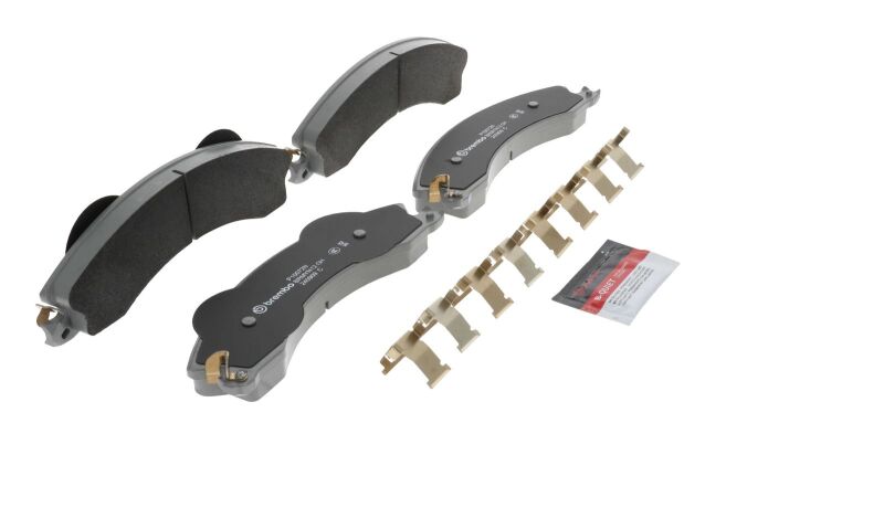 Brembo 09-17 Chevrolet Silverado 2500 HD/GMC Sierra 2500 HD/Silverado 3500 HD Front NAO Brake Pad - P10072N