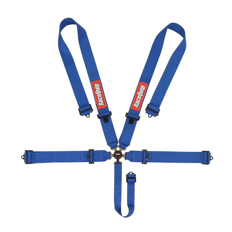 RaceQuip Blue SFI CAMLOCK 5pt PD Lap Seat Belt - 741021RQP