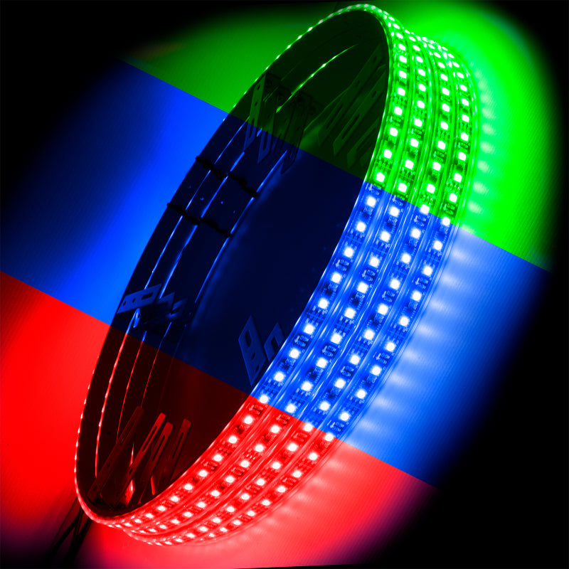 Oracle LED Illuminated Wheel Rings - ColorSHIFT - 15in. - ColorSHIFT No Remote SEE WARRANTY - 4210-334