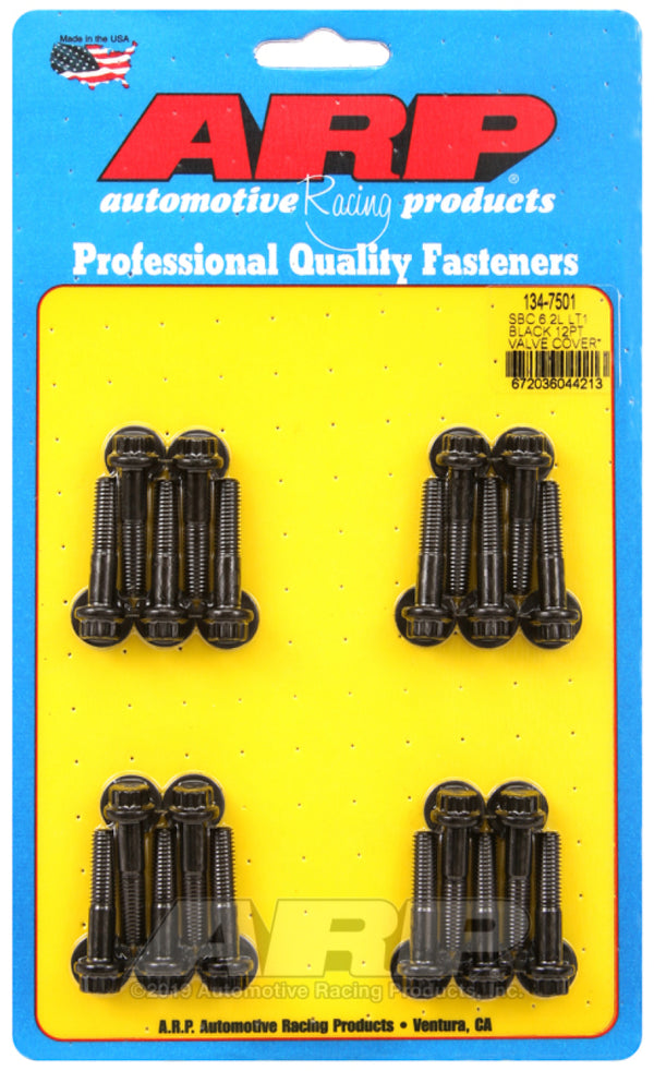 ARP Chevy LT1 6.2L Valve Cover 12pt Bolt Kit - 134-7501 by ARP