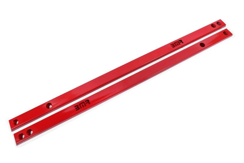 BMR 15-23 S550 Mustang Chassis Jacking Rails (Shorter Tube) - Red - CJR760R