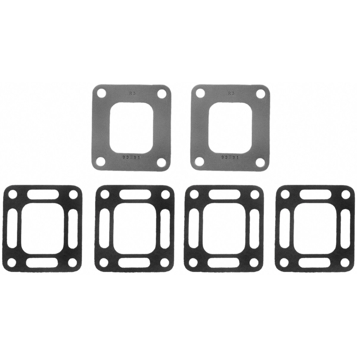 Fel-Pro 17521 Exhaust Manifold Heat Exchanger Gasket - front view