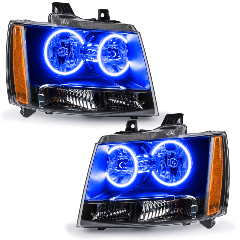 Oracle 07-13 Chevrolet Avalanche Pre-Assembed SMD Headlights - Blue SEE WARRANTY - 7001-002
