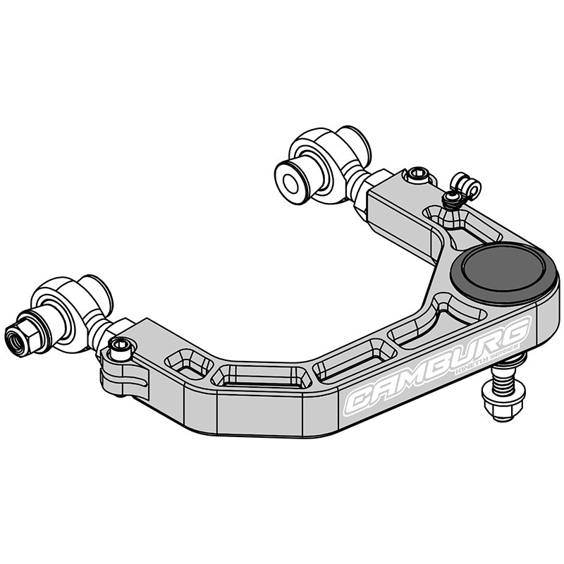 Camburg Toyota Tacoma 05-23 / 4-Runner 03-23 / FJ 07-14 KINETIK V2 Billet Uniball Upper Arms - CAM-310184-GRY