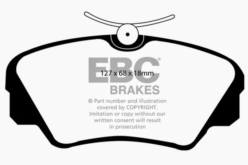 EBC 97-01 Cadillac Catera 3.0 Ultimax2 Front Brake Pads - UD720